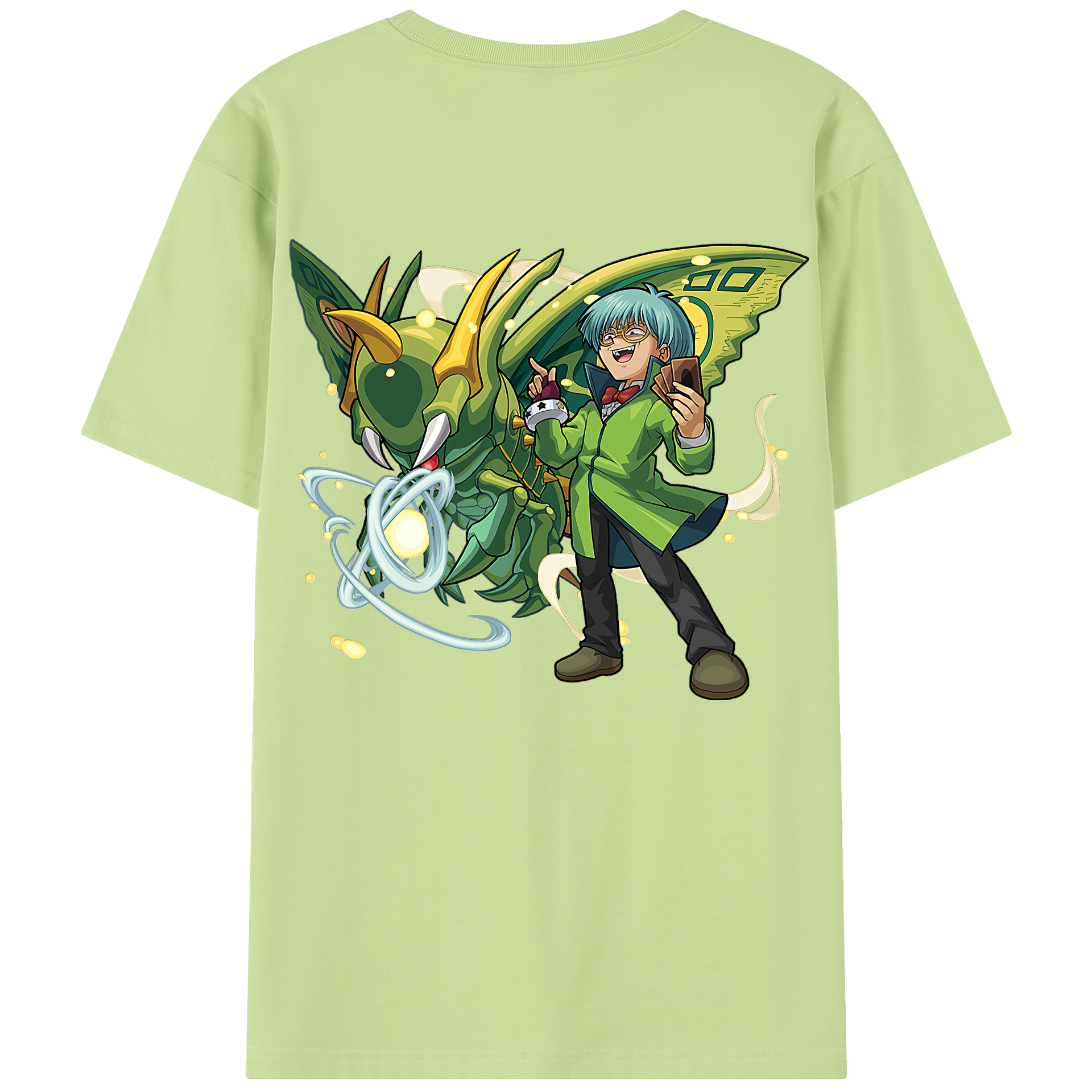 （画像用） 遊☆戯☆王 Yu-Gi-Oh! 綿100％半袖Tシャツ（背面プリント）
